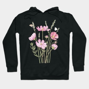 Cosmos and Lavender Hoodie